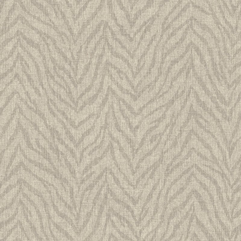 Attitude Zebra Animal Print Wallpaper - Taupe - Grandeco - A66702 - Premier Wallcovering