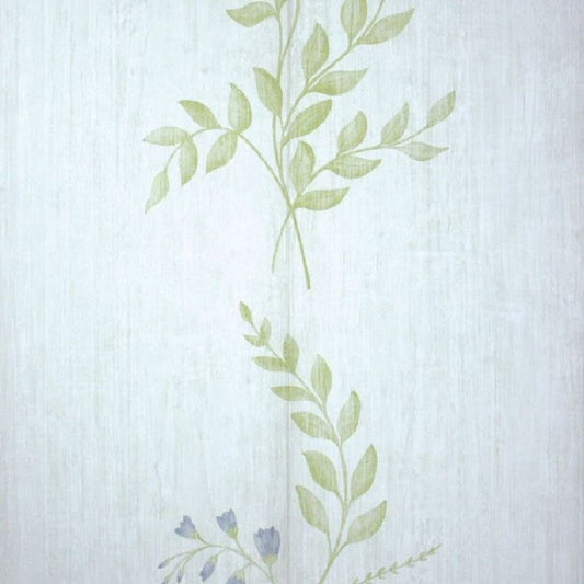 Aubourn Wallpaper - White/Blue - Nina Campbell - NCW4105-01 - Premier Wallcovering