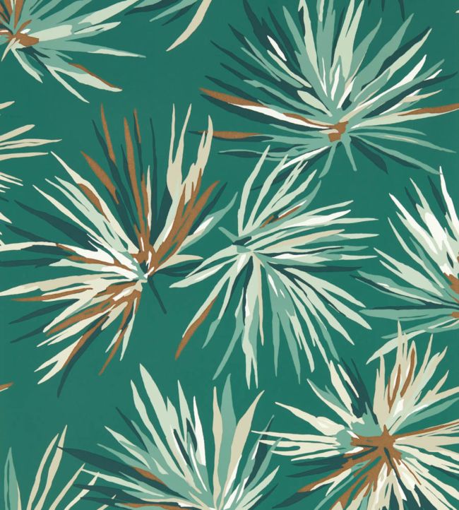 Aucuba Wallpaper - Forest/Copper - HM7W112747 - Harlequin - Premier Wallcovering