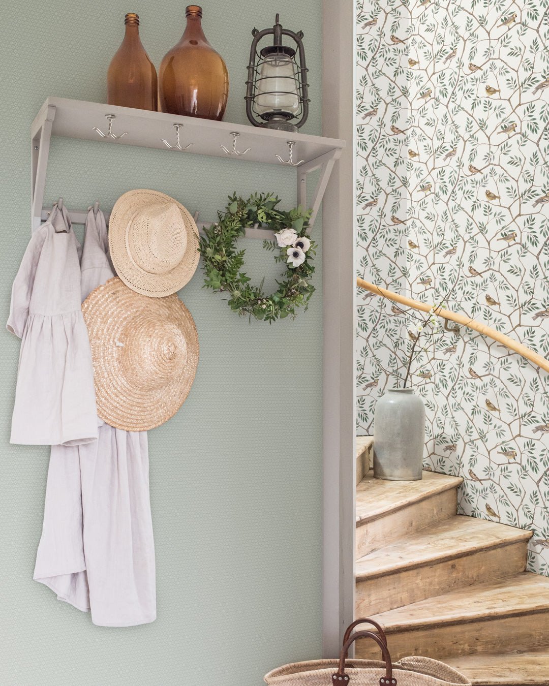 August Wallpaper - Green - Midbec - 27017 - Premier Wallcovering