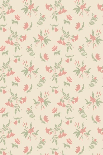 Auguste Wallpaper - Blooth Pink - 6503 - Farrow & Ball - Premier Wallcovering