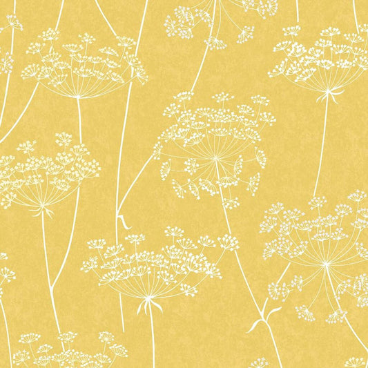 Aura Wallpaper - Yellow - Superfresco Easy - 105747 - Premier Wallcovering