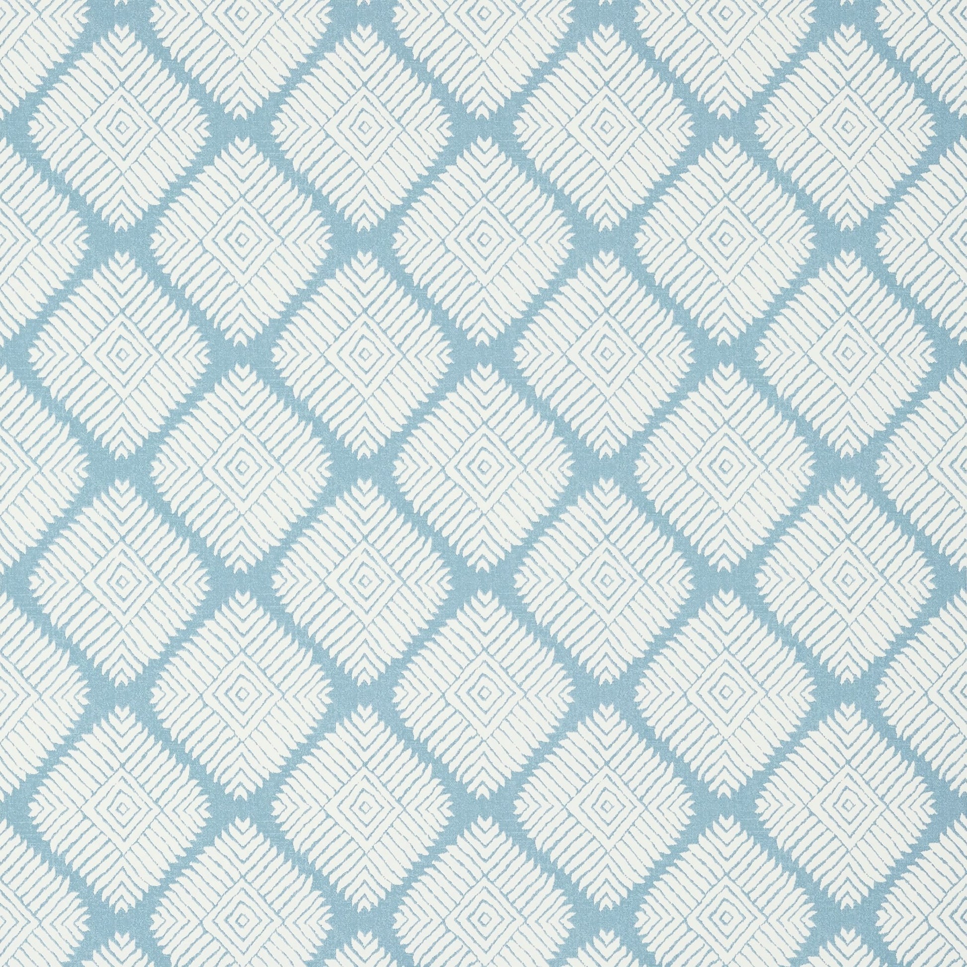 Austin Diamond Wallpaper - Spa Blue - Thibaut - T13251 - Premier Wallcovering