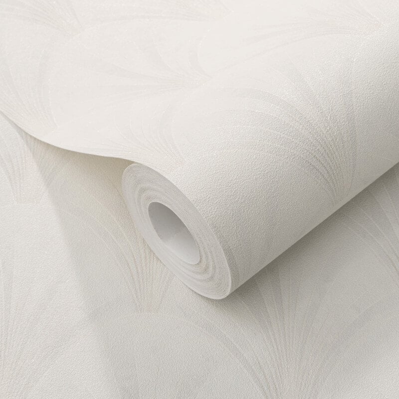 Avantgarde Fan Metallic Wallpaper - Grey - Elle Decoration - 10451 - 31 - Premier Wallcovering