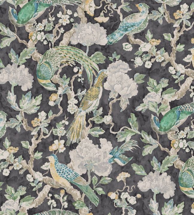 Aviary Wallpaper - Midnight Forest - Madeaux - W1100 - 03 - Premier Wallcovering