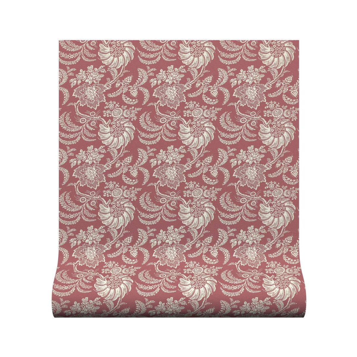 Avignon Wallpaper - Raspberry - Warner House - Premier Wallcovering