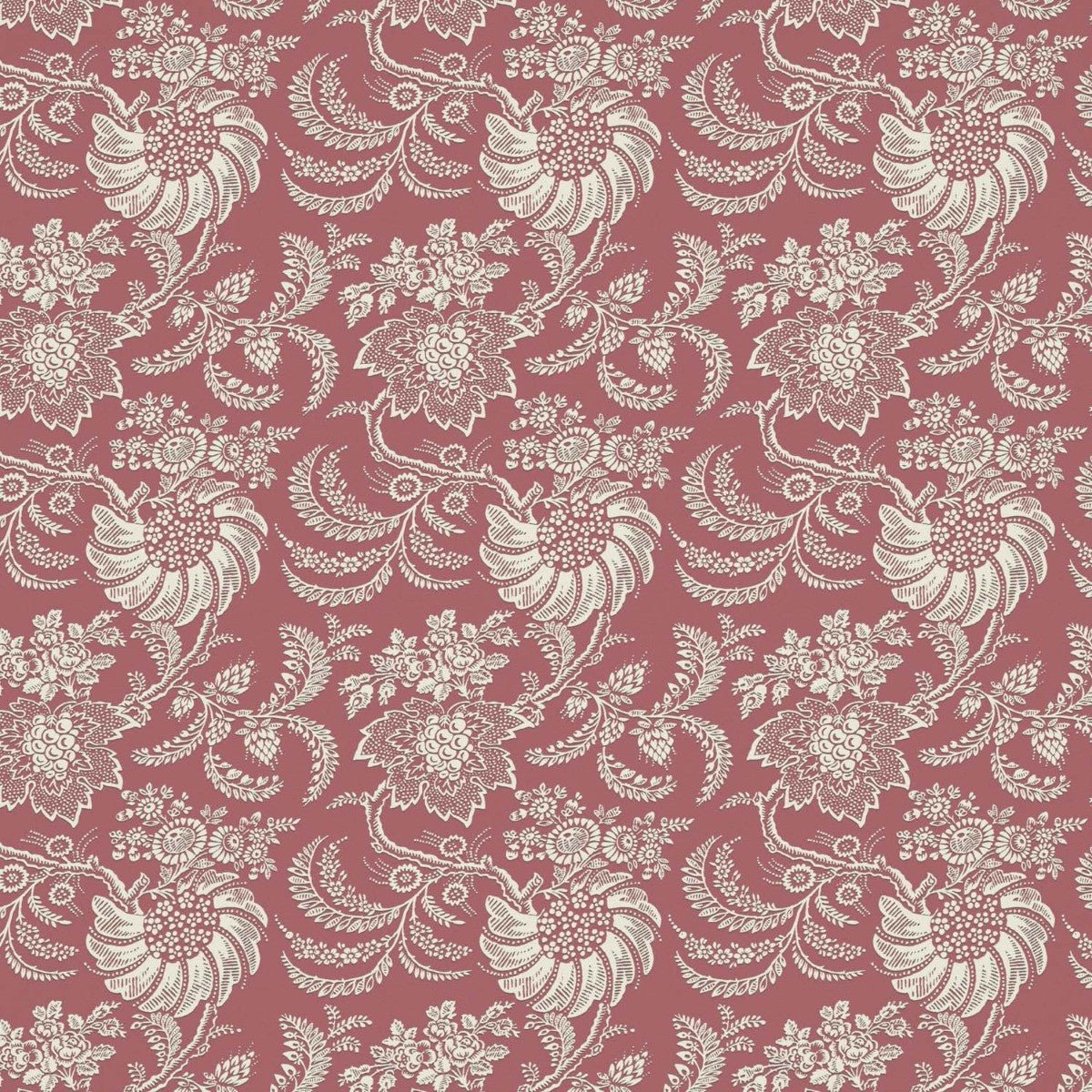 Avignon Wallpaper - Raspberry - Warner House - Premier Wallcovering