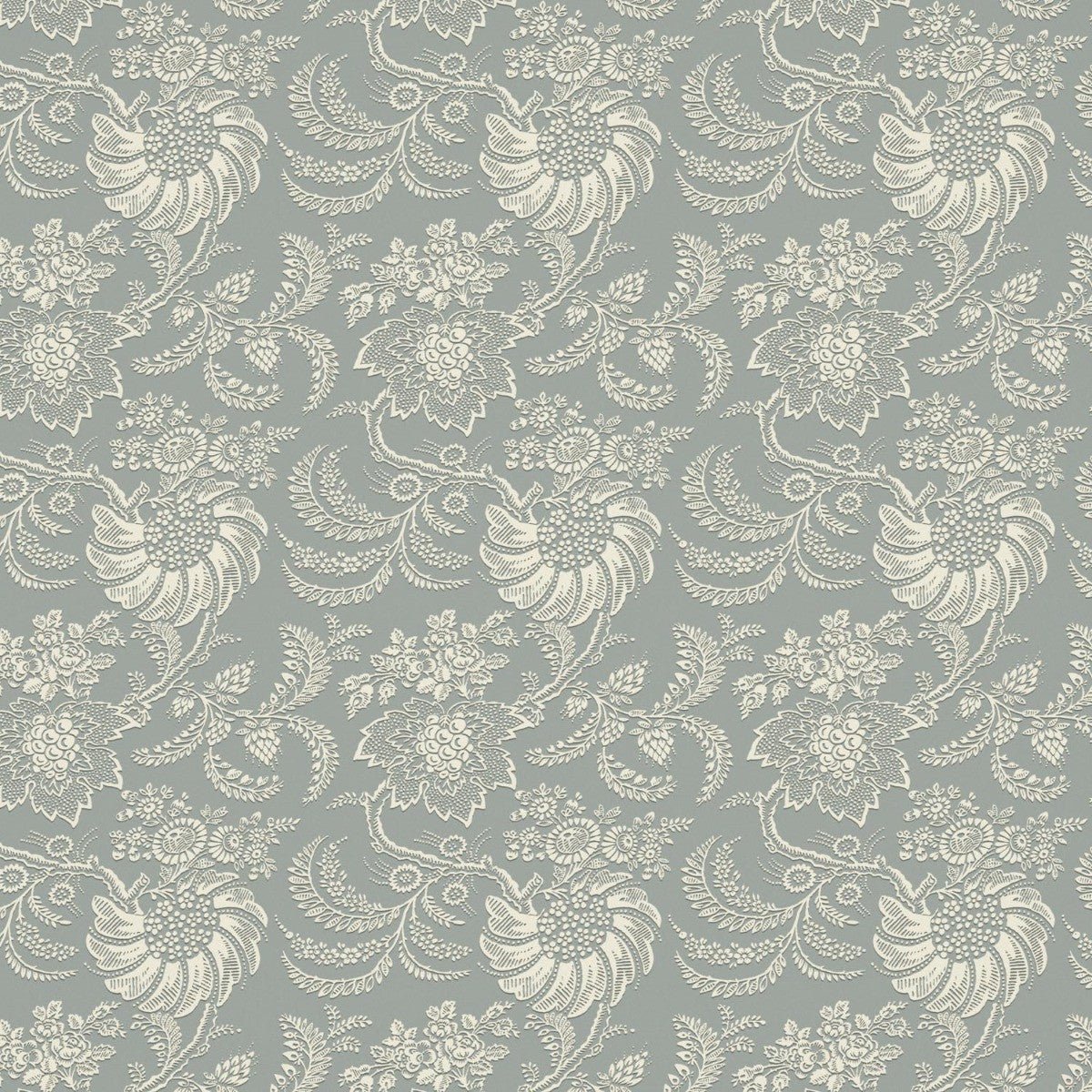 Avignon Wallpaper - French Grey - Warner House - Premier Wallcovering
