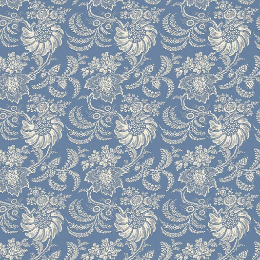 Avignon Wallpaper - Chambray - Warner House - Premier Wallcovering