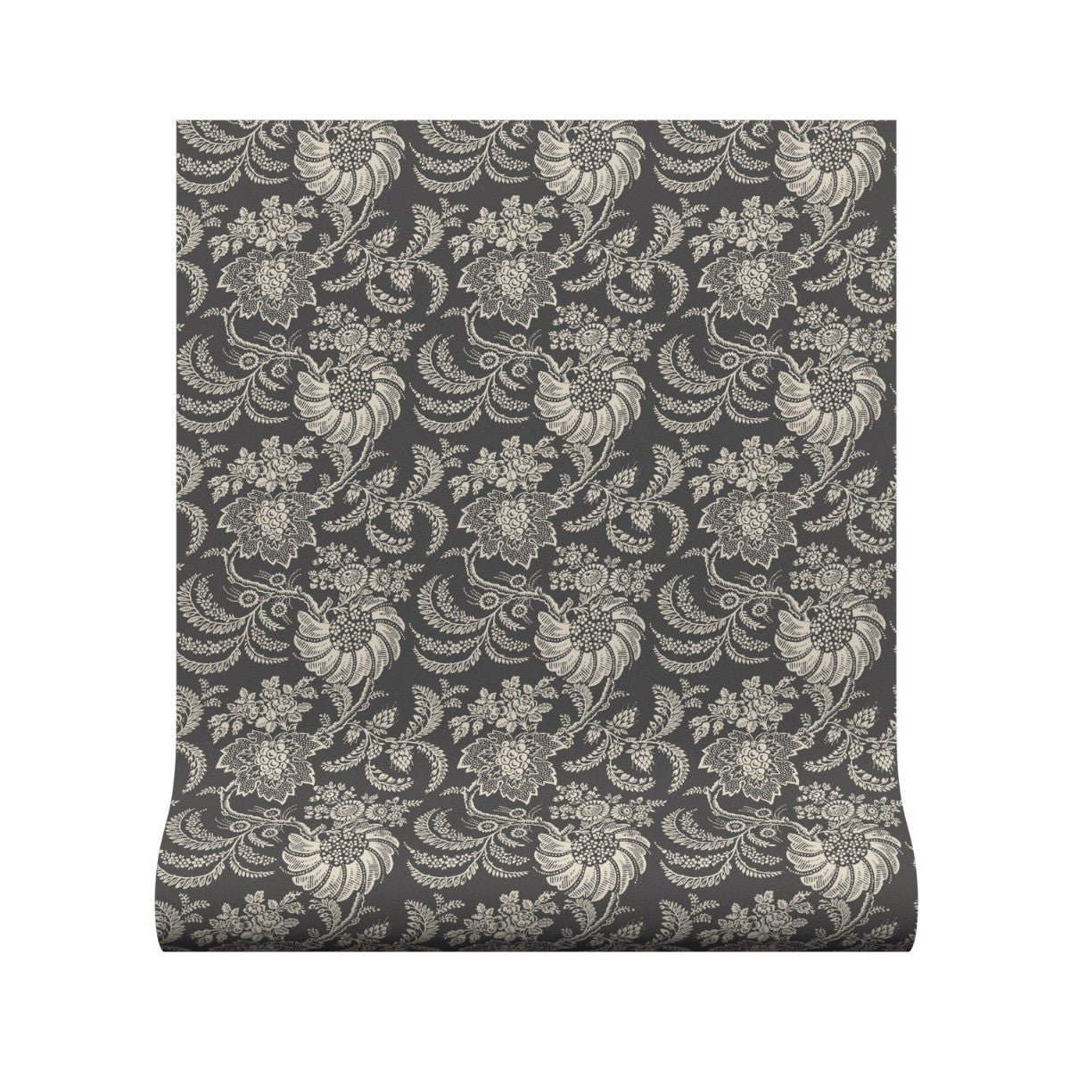 Avignon Wallpaper - Charcoal - Warner House - Premier Wallcovering