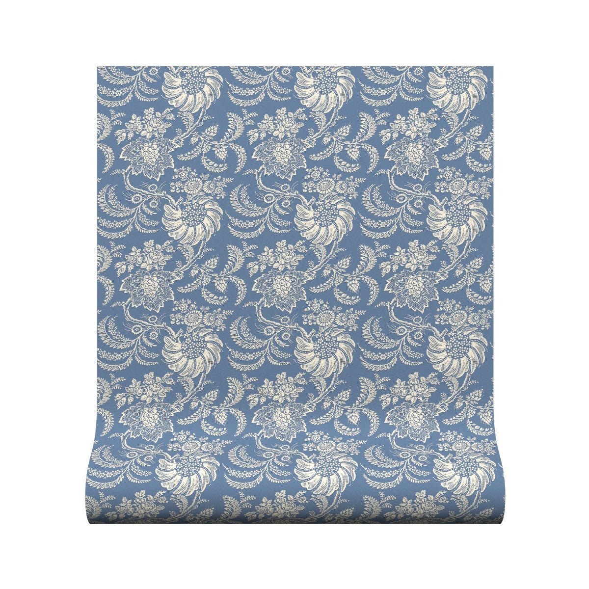 Avignon Wallpaper - Chambray - Warner House - Premier Wallcovering
