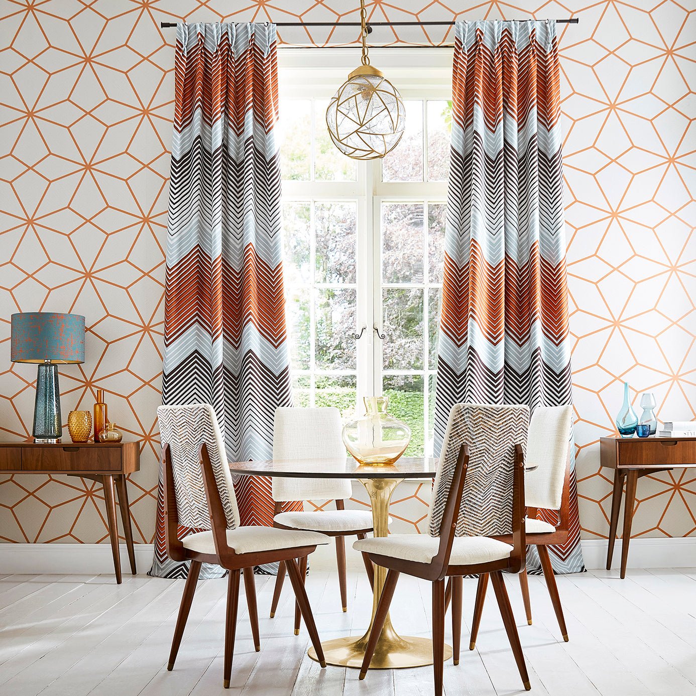 Axal Wallpaper - Rust - HMWF111979 - Harlequin - Premier Wallcovering