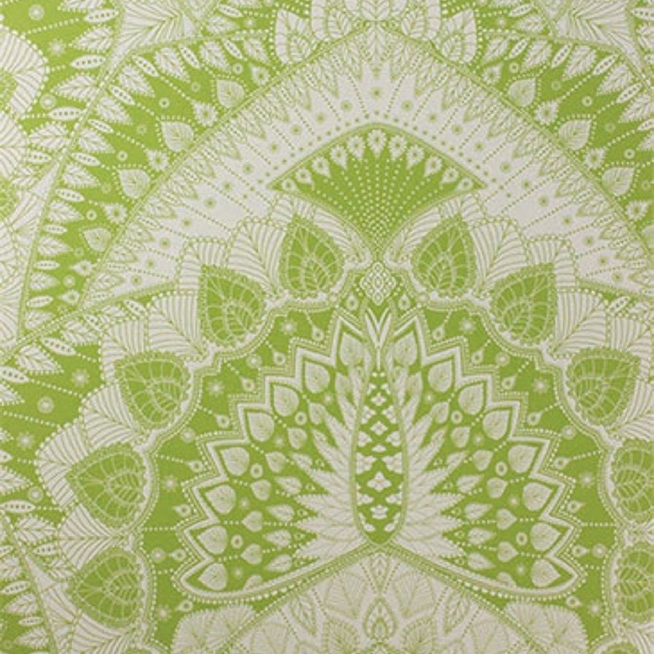 Azari Wallpaper - Lime/Ivory - Matthew Williamson - W6952-03 - Premier Wallcovering