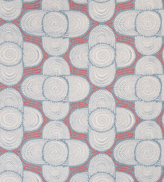 Azteque Fabric - Coral - Christopher Farr Cloth - CF131 - 01 - Premier Wallcovering