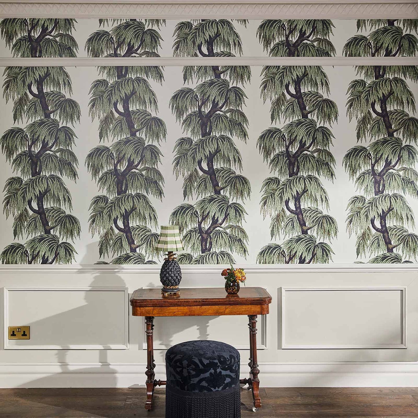 Babylon Wallpaper - Papyrus / Willow - House of Hackney - 1 - WA - BAB - DI - PAP - XXX - Premier Wallcovering