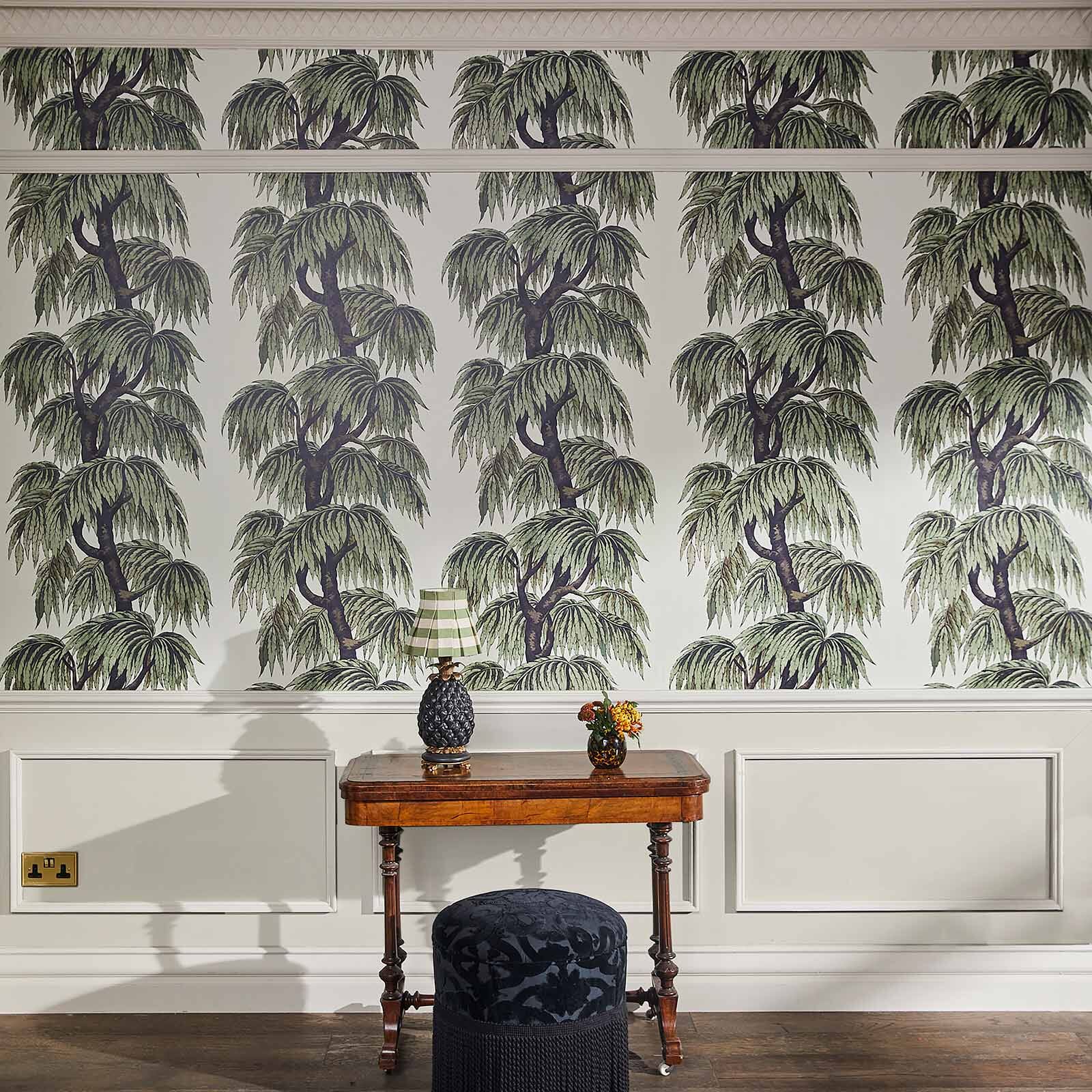 Babylon Wallpaper - Papyrus / Willow - House of Hackney - 1 - WA - BAB - DI - PAP - XXX - Premier Wallcovering