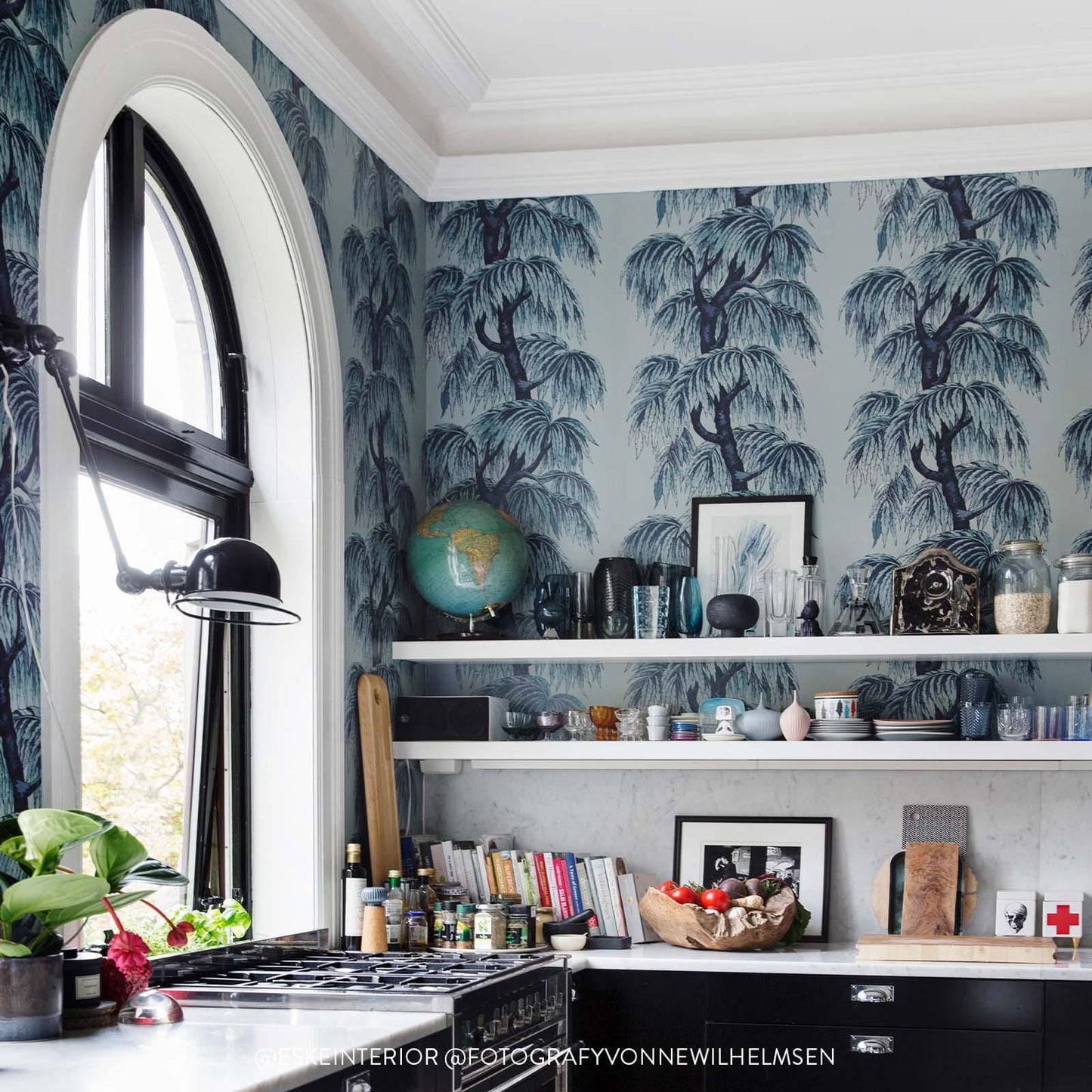 Babylon Wallpaper - Celestial Blue - House of Hackney - 1 - WA - BAB - DI - CEB - XXX - Premier Wallcovering