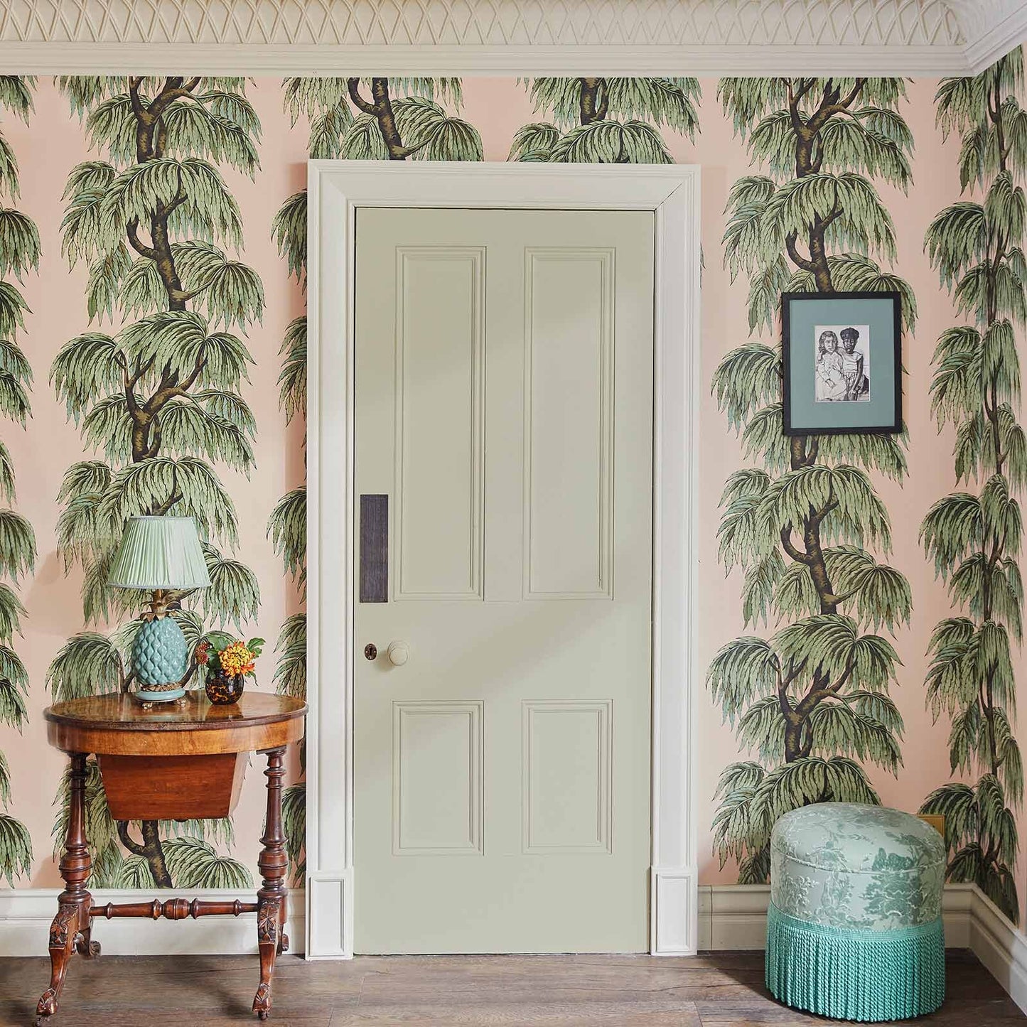 Babylon Wallpaper - Blush / Willow - House of Hackney - 1 - WA - BAB - DI - BLS - XXX - Premier Wallcovering