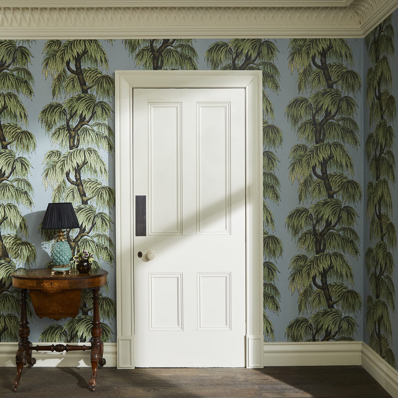 Babylon Wallpaper - Dove / Willow - House of Hackney - 1 - WA - BAB - DI - D&W - XXX - Premier Wallcovering