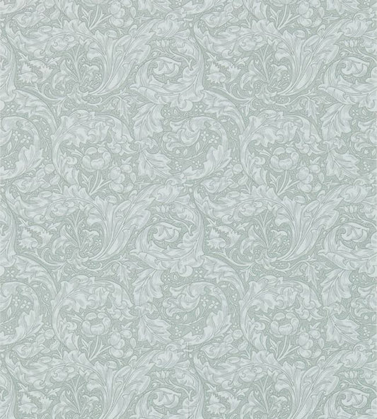 Bachelors Button Wallpaper - Silver - 214735 - Morris & Co - Premier Wallcovering