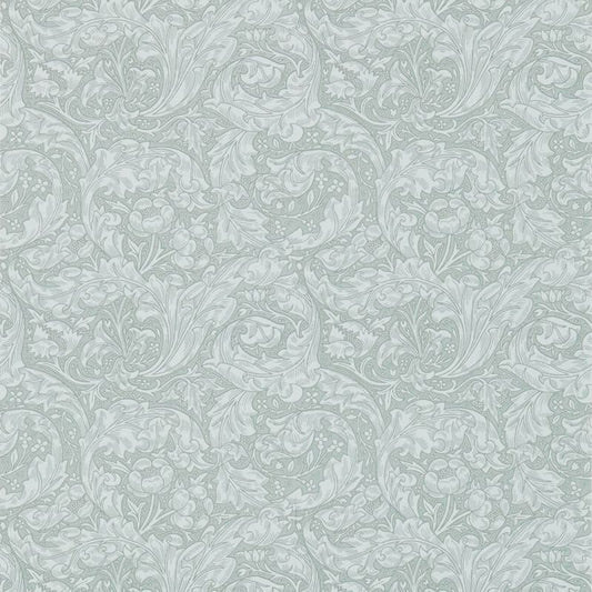 Bachelors Button Wallpaper - Silver - Morris & Co - 216824 - Premier Wallcovering