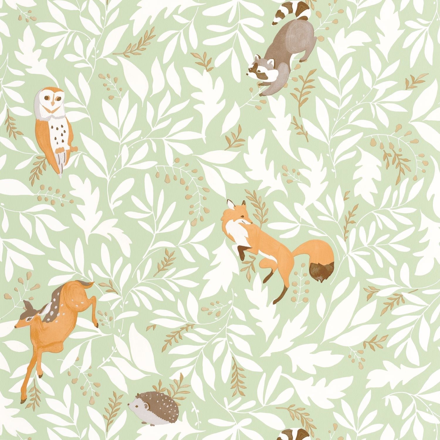 Balade En Foret Wallpaper - Amande - Caselio - 105747000 - Premier Wallcovering