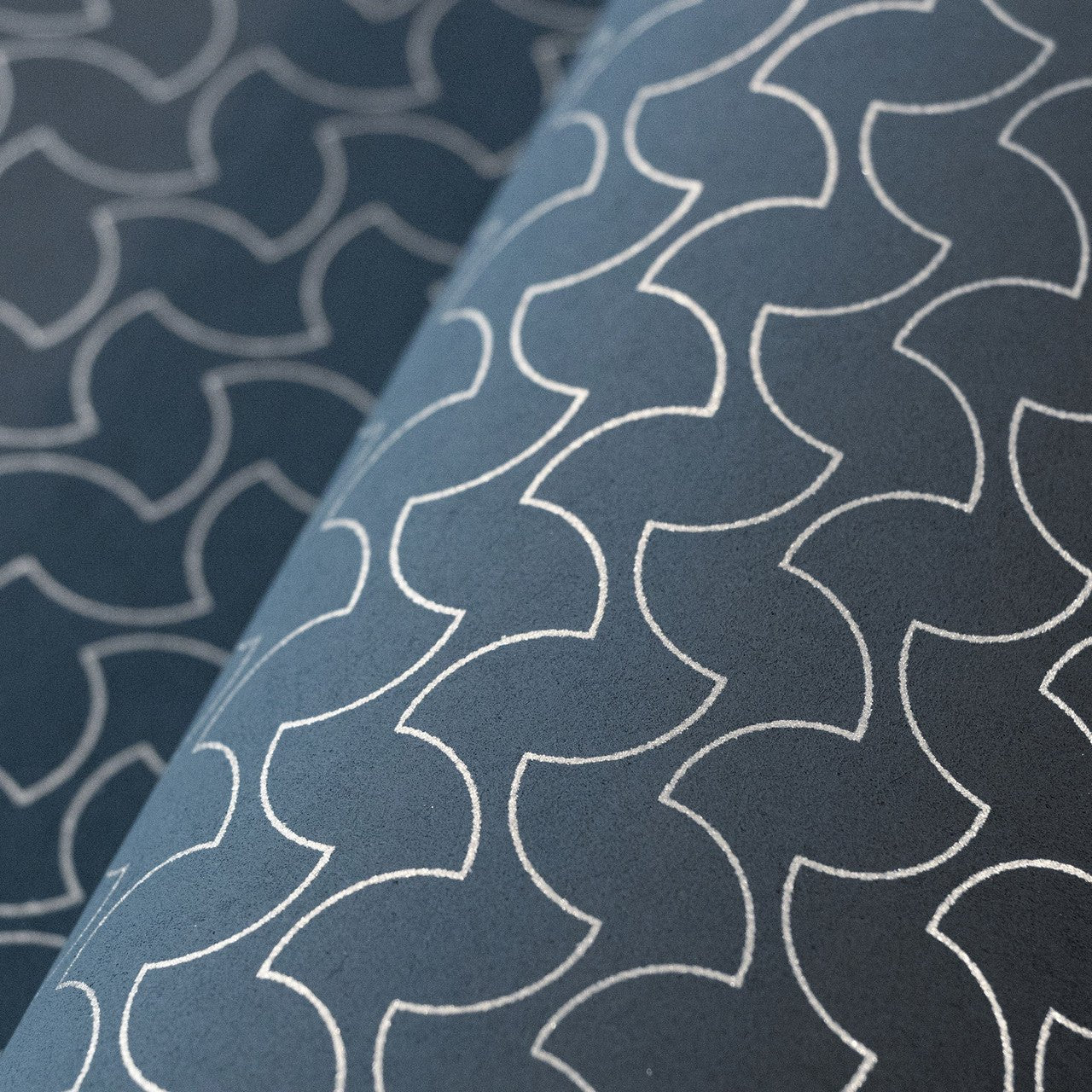Balance Slow Living Wallpaper - Night Blue - Hohenberger - 64667 - Premier Wallcovering