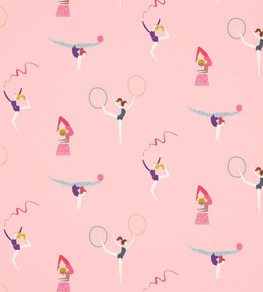 Balancing Act Wallpaper - Blossom/Raspberry/Grape - HLTF112644 - Harlequin - Premier Wallcovering