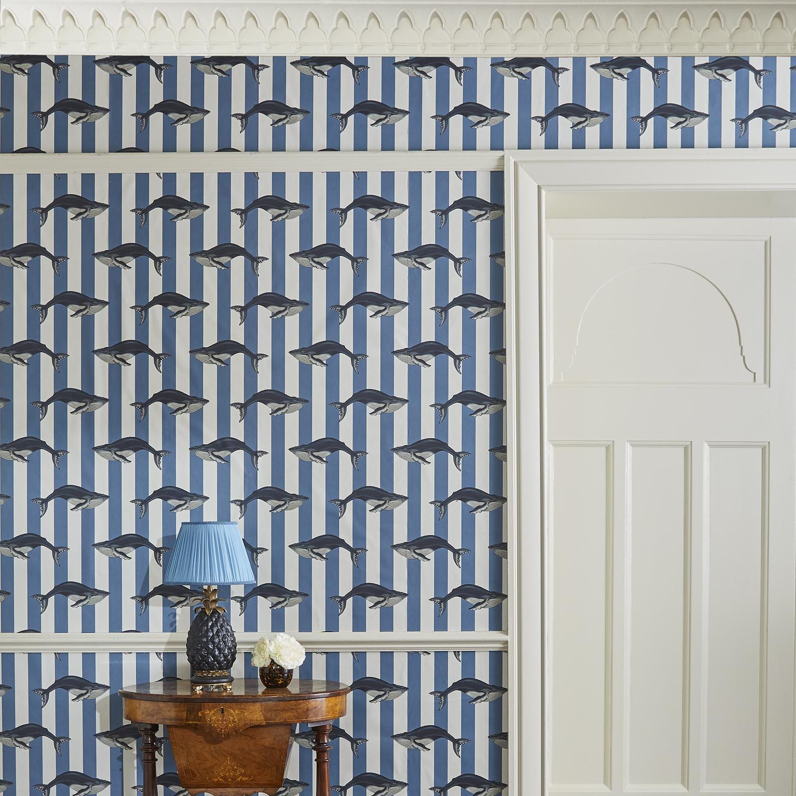 Baleana Wallpaper - Denim - House of Hackney - 1 - WA - BAL - DI - DEN - XXX - Premier Wallcovering