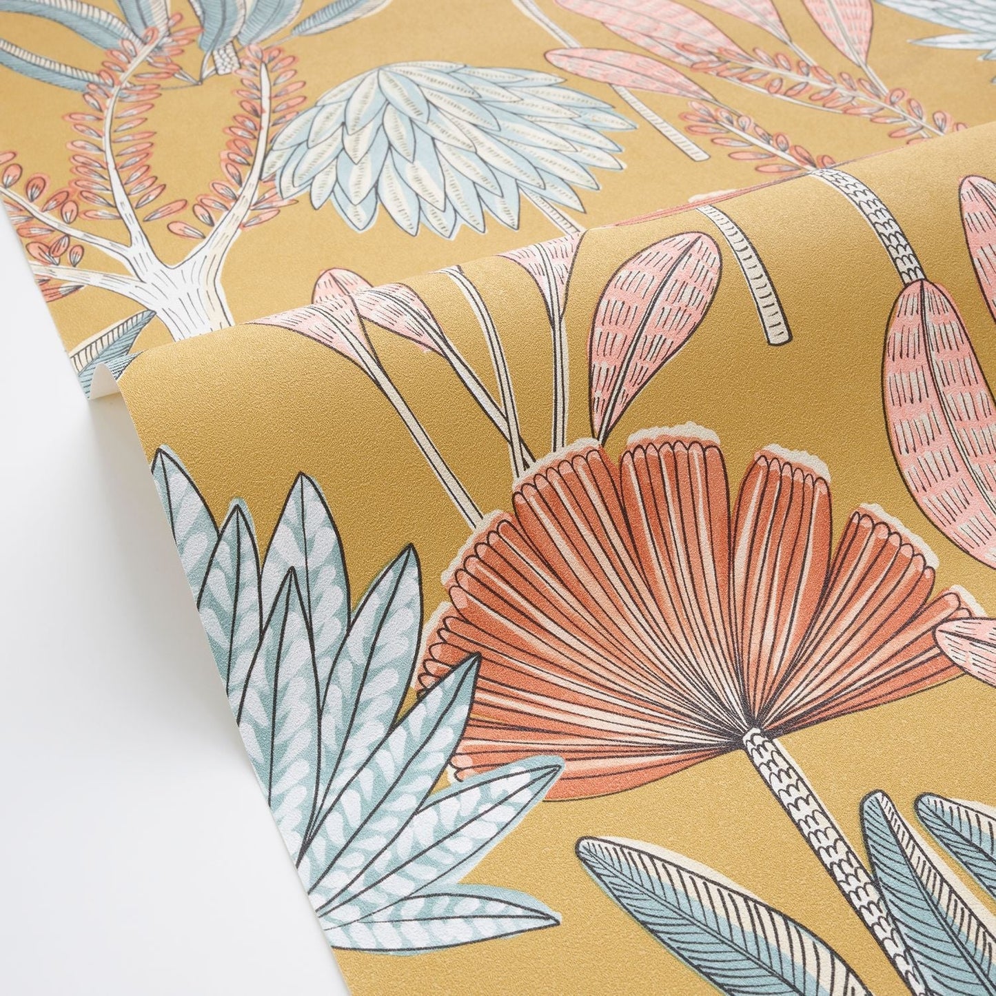 Bali Wallpaper - Curry - Caselio - 104932742 - Premier Wallcovering