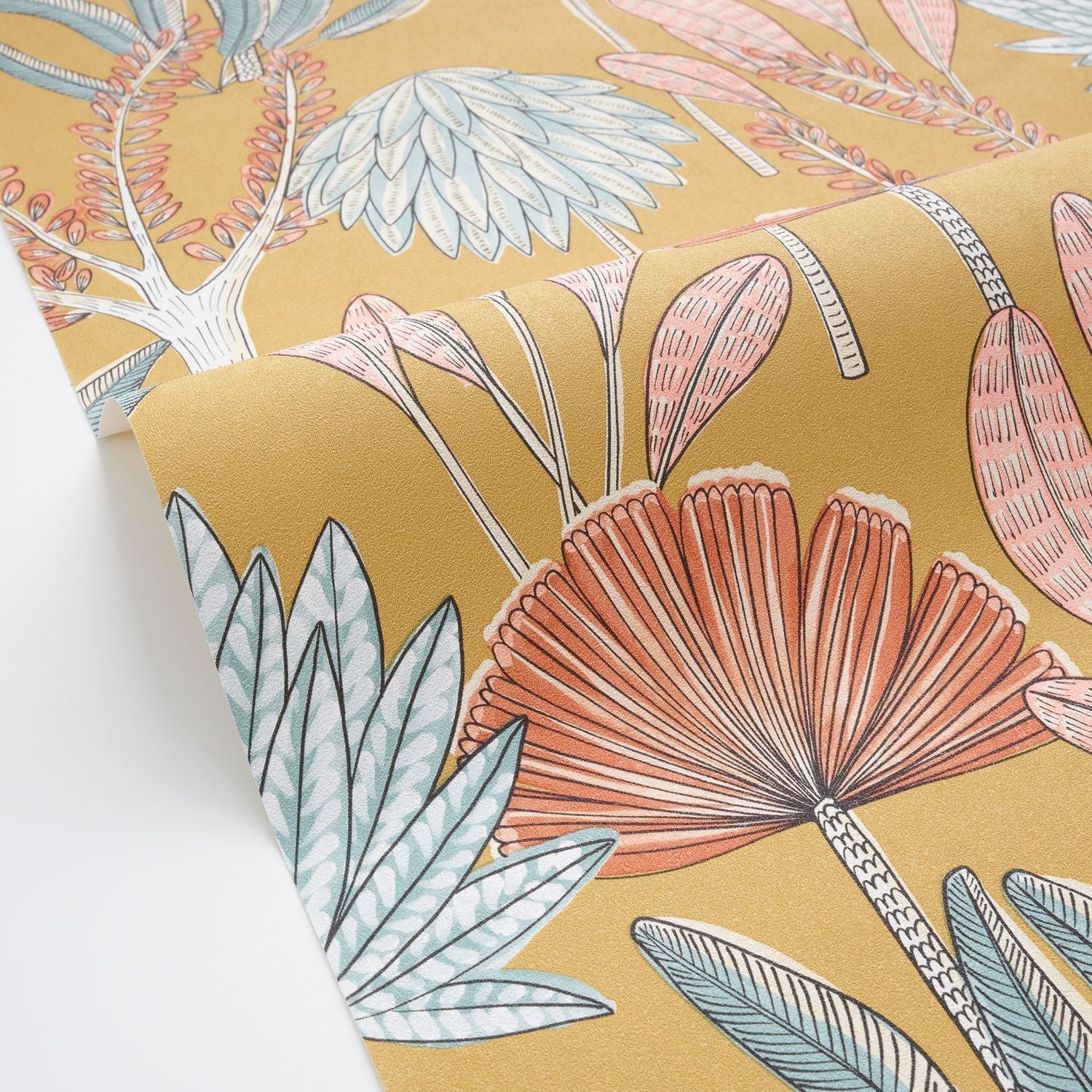 Bali Wallpaper - Curry - Caselio - 104932742 - Premier Wallcovering