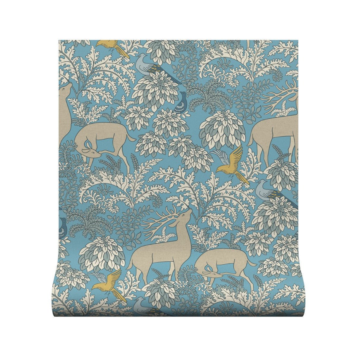 Balmoral Wallpaper - Aqua - Warner House - Premier Wallcovering