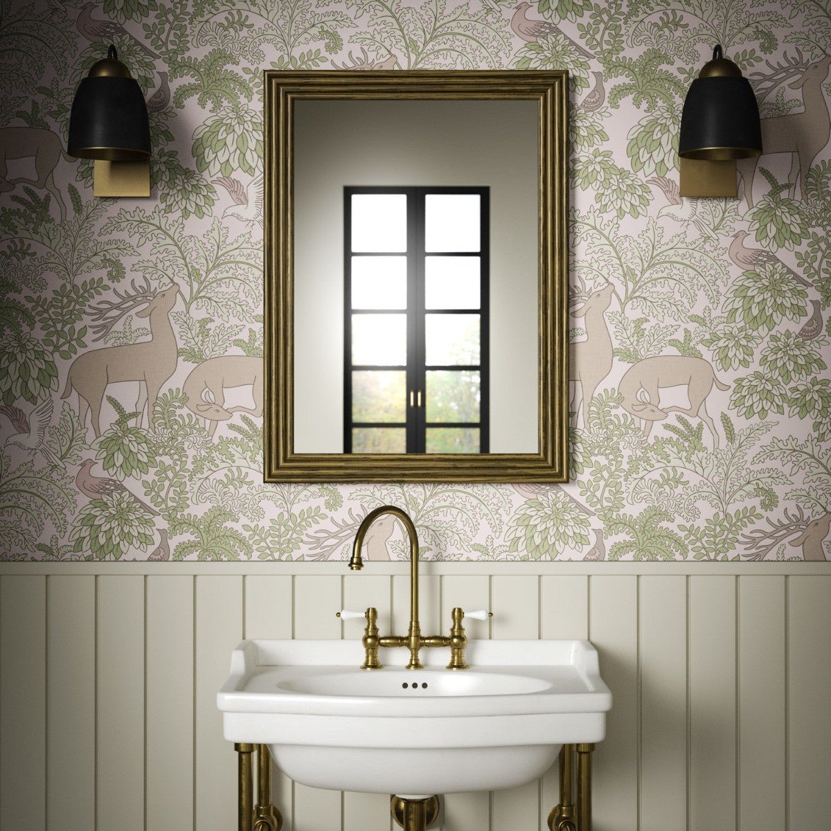 Balmoral Wallpaper - Blush - Warner House - Premier Wallcovering