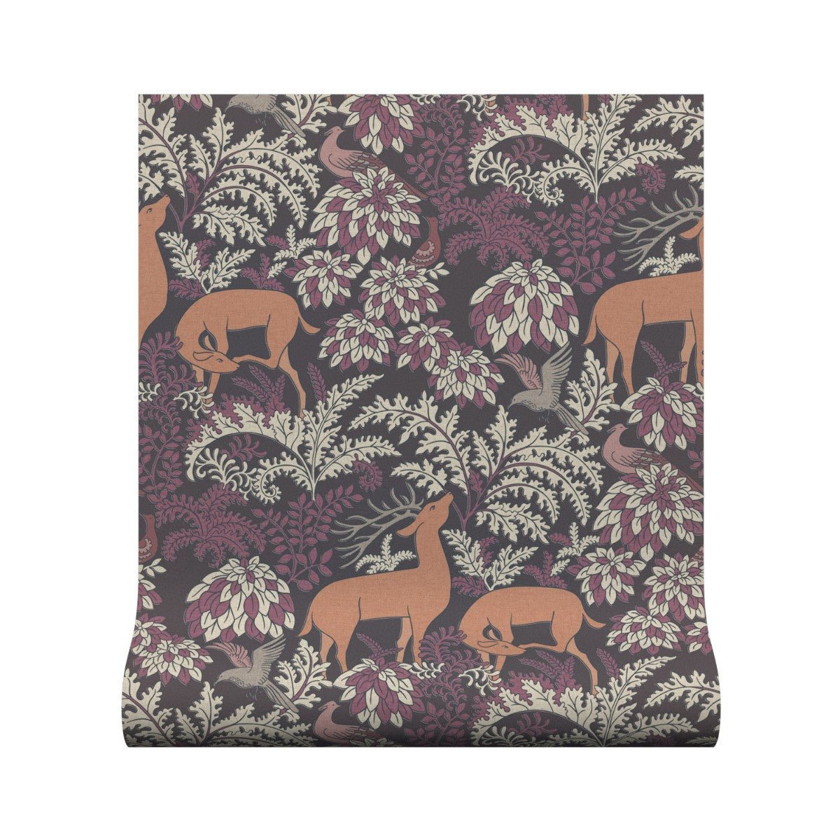 Balmoral Wallpaper - Mulberry - Warner House - Premier Wallcovering