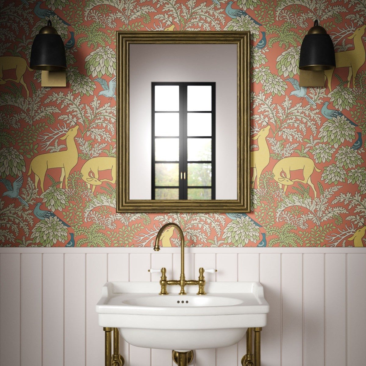 Balmoral Wallpaper - Spice - Warner House - Premier Wallcovering