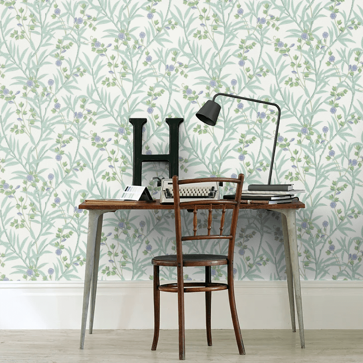 Bamboo Floral Wallpaper - Mambo - Little Greene - 0267BAMAMBO - Premier Wallcovering