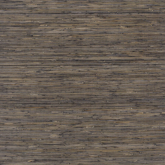 Bamboo Weave Wallpaper - Charcoal - Thibaut - T3687 - Premier Wallcovering