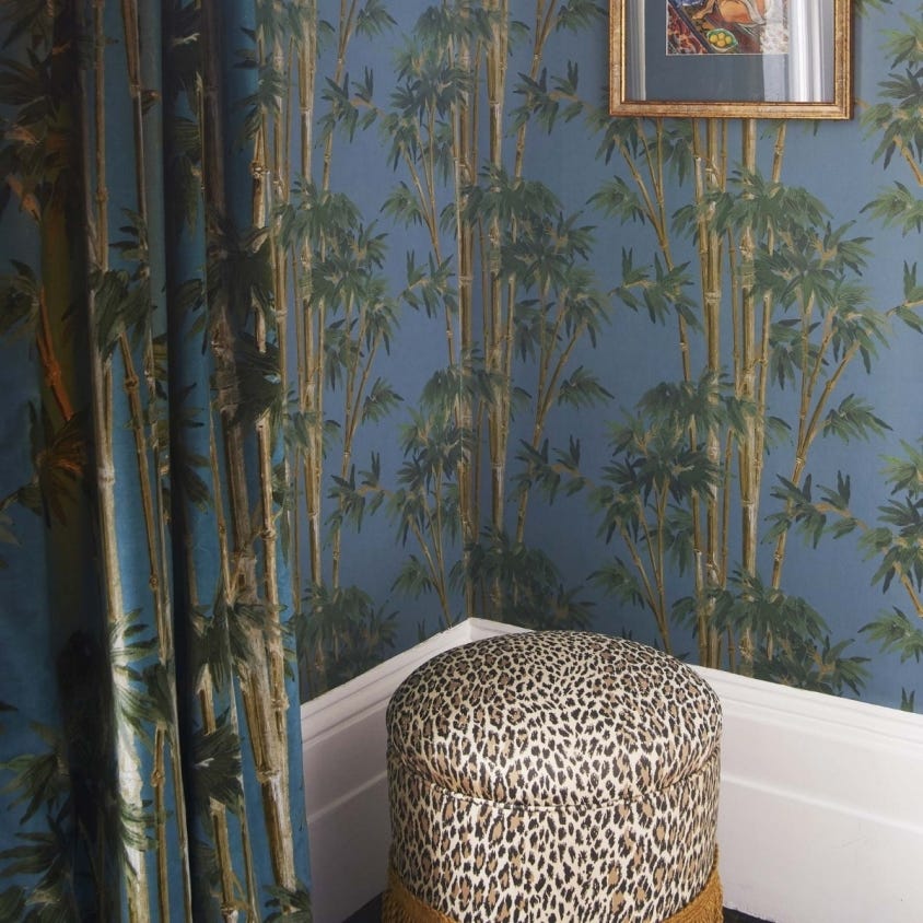 Bambusa Wallpaper - Azure - House of Hackney - 1 - WA - BAM - DI - AZU - XXX - Premier Wallcovering