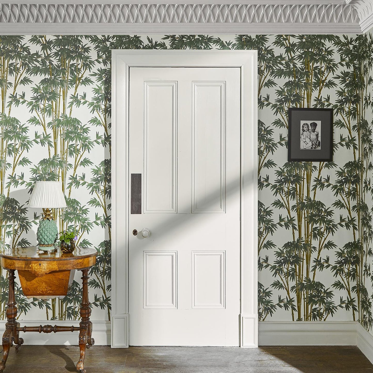 Bambusa Wallpaper - Antique - White - House of Hackney - 1 - WA - BAM - DI - WHT - XXX - Premier Wallcovering