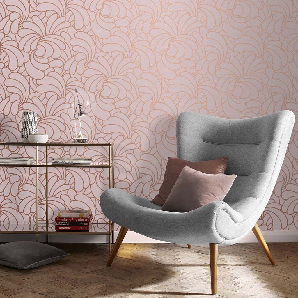 Bananas Wallpaper - Copper Blush - Graham & Brown - 105281 - Premier Wallcovering