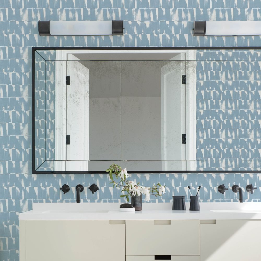 Bancroft Wallpaper - Blue - A Street Prints - FD27025 - Premier Wallcovering