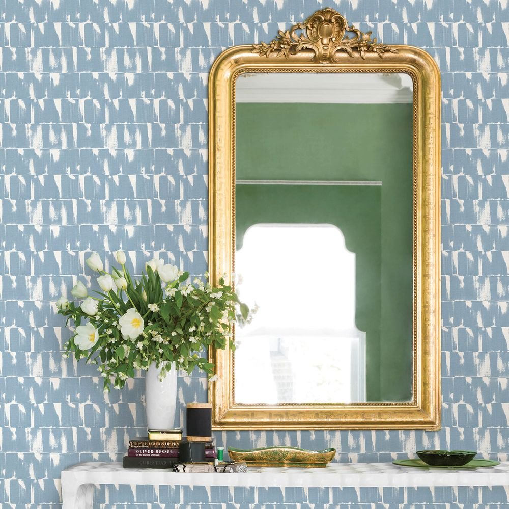 Bancroft Wallpaper - Blue - A Street Prints - FD27025 - Premier Wallcovering