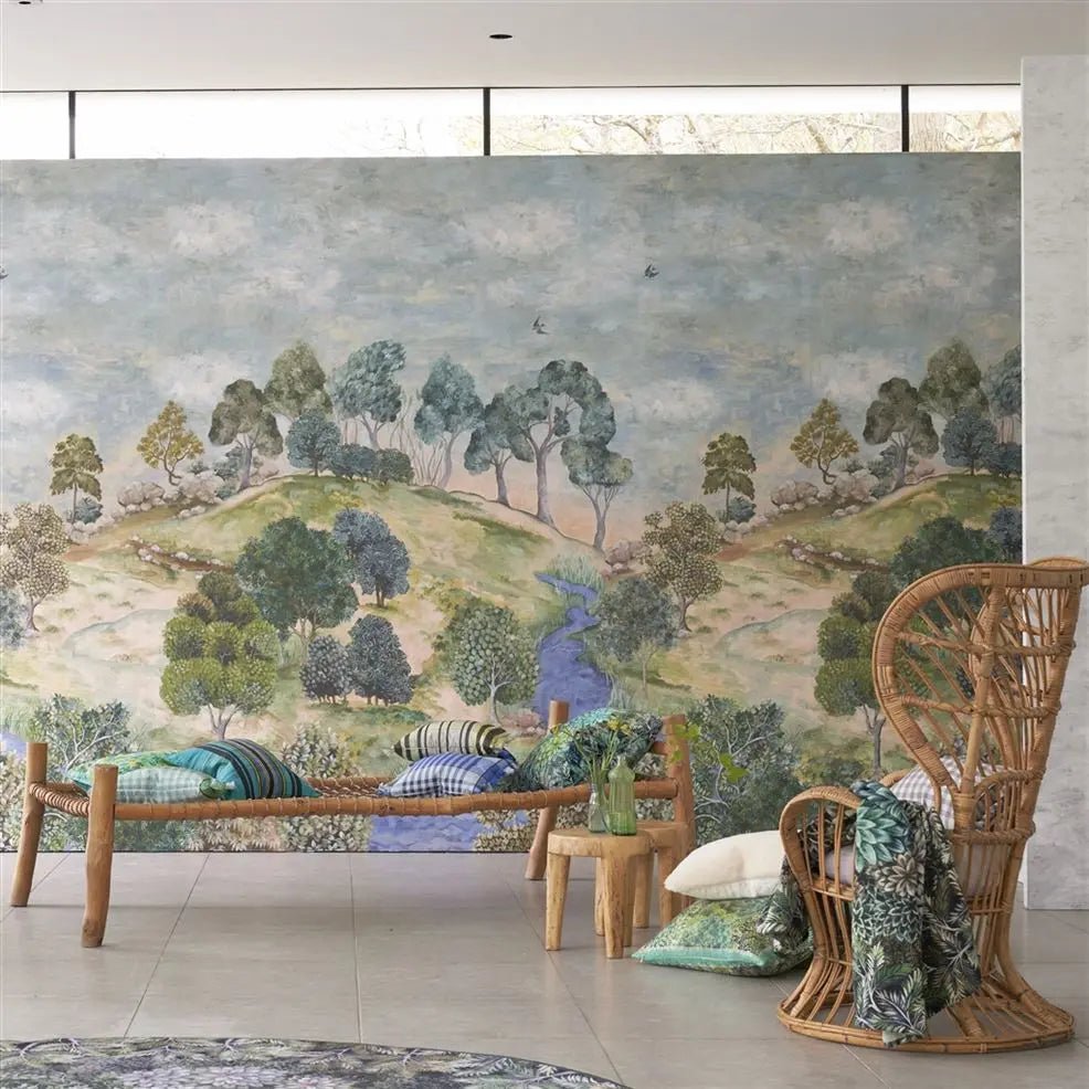 Bandipur Wallpaper - Sky - PDG1134/01 - Designers Guild - Premier Wallcovering