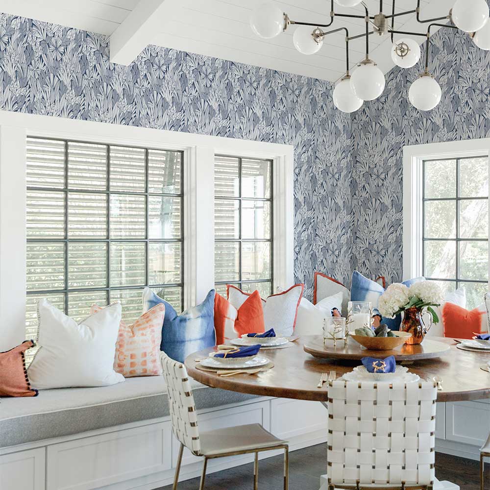 Bannon Wallpaper - Navy - A Street Prints - FD26342 - Premier Wallcovering