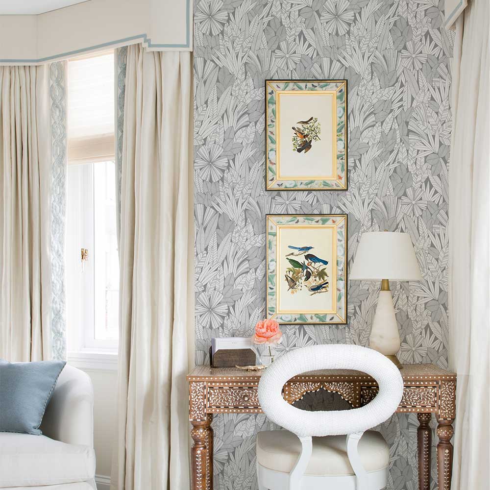 Bannon Wallpaper - Grey - A Street Prints - FD26344 - Premier Wallcovering