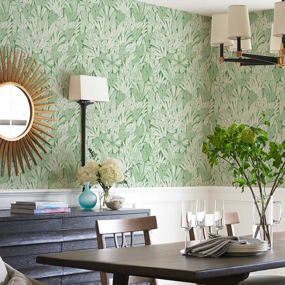 Bannon Wallpaper - Green - A Street Prints - FD26345 - Premier Wallcovering