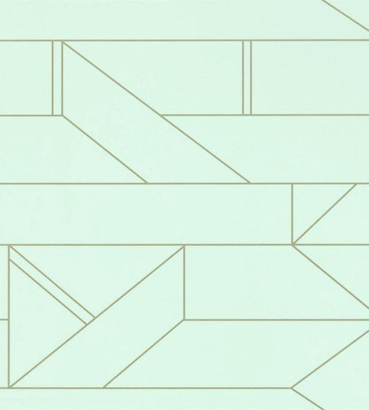 Barbican Wallpaper - Mint - NZAW112013 - Scion - Premier Wallcovering
