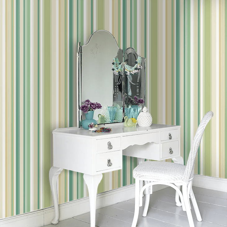 Barcode Wallpaper - Emerald - Ohpopsi - STR50108W - Premier Wallcovering