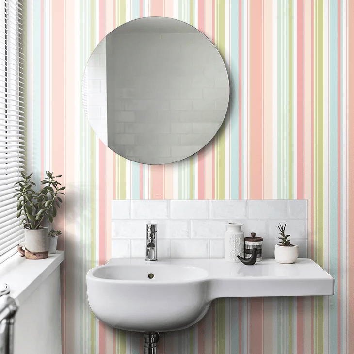 Barcode Wallpaper - Candy - Ohpopsi - STR50104W - Premier Wallcovering