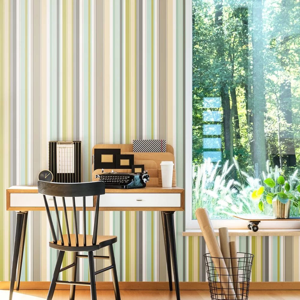 Barcode Wallpaper - Smokey - Ohpopsi - STR50109W - Premier Wallcovering
